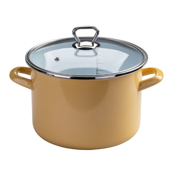 FM Főzőedény 22 cm zománcozott sárga Amaille