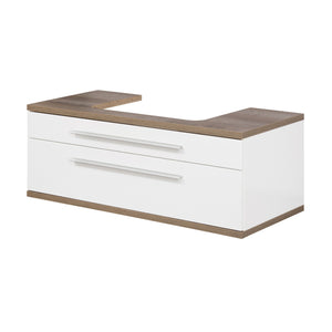 STANFORD Mosdóalsószekrény 110 cm széles fehér