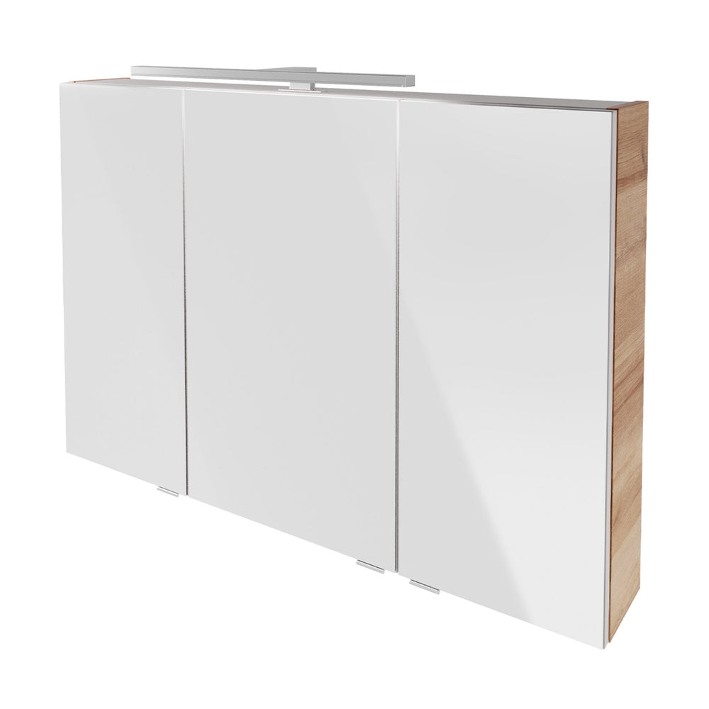 B.BRILLANT LED Tükrösszekrény 100 cm széles tölgy