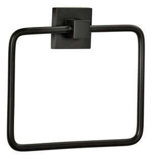 NEW YORK Törölközőtartógyűrű fekete