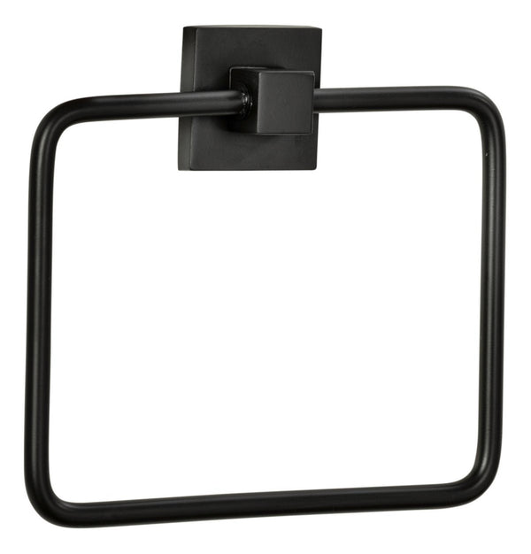 NEW YORK Törölközőtartógyűrű fekete