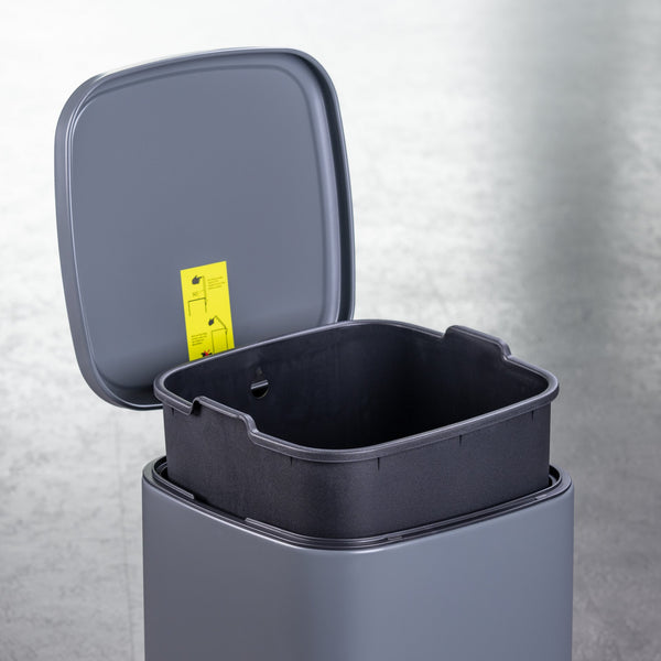 FM Konyhai szemetes 20 L szürke London