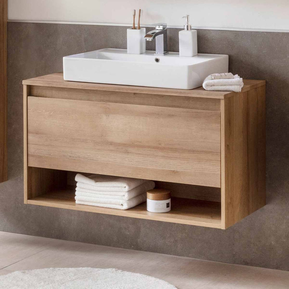 NATURA Mosdóalsószekrény 94 cm széles tölgy
