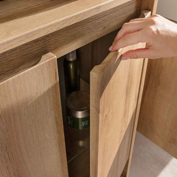 NATURA Dupla Midiszekrény 60 cm széles tölgy