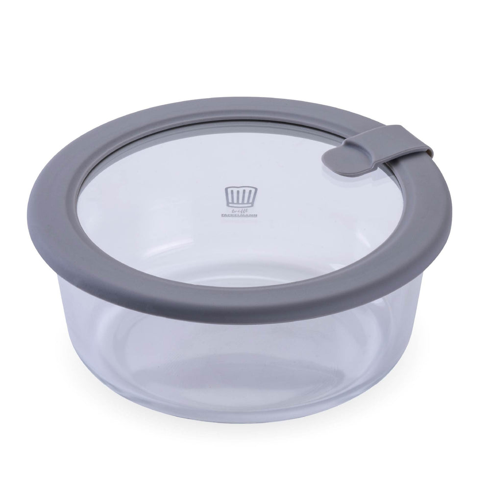 CHEFKOCH trifft Fackelmann Üveg ételtároló kerek 600 ml