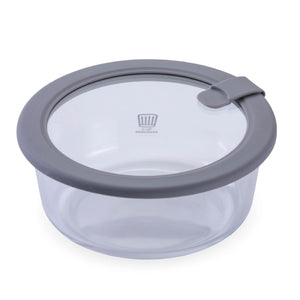 CHEFKOCH trifft Fackelmann Üveg ételtároló kerek 600 ml