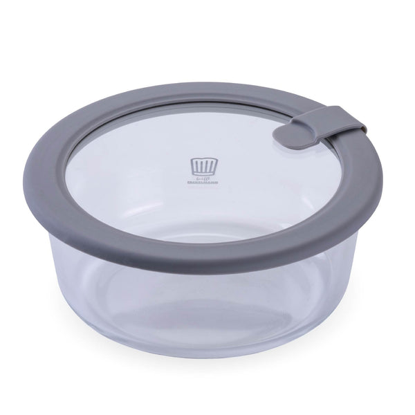 CHEFKOCH trifft Fackelmann Üveg ételtároló kerek 600 ml