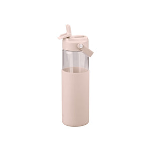 FM Üvegkulacs szilikonborítással 660 ml bézs