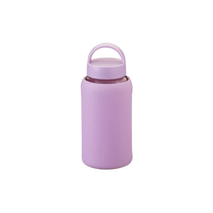 FM Üvegkulacs szilikonborítással 600 ml levendula