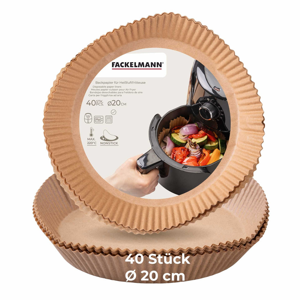 FM Airfryer sütőpapír 40 db kerek 20 cm