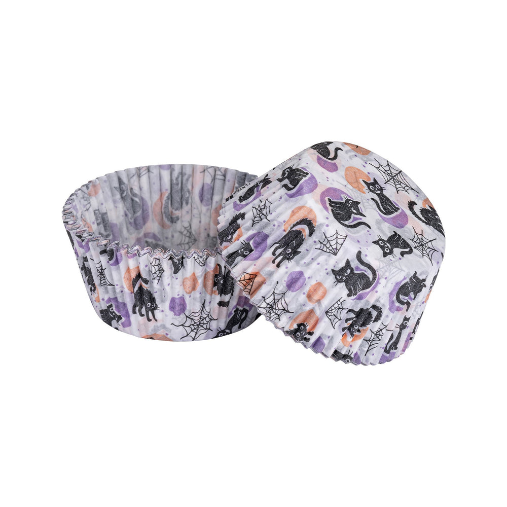 ZENKER Muffinpapír 50 db macska mintával Happy Halloween