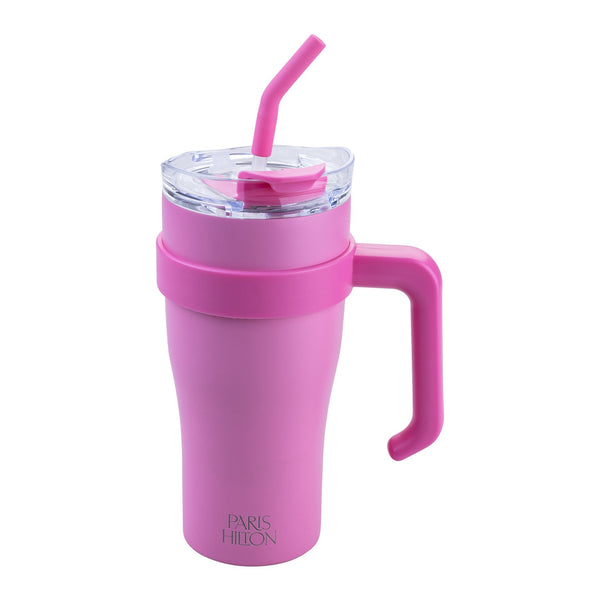 PARIS HILTON Duplafalú kulacs/tumbler 850 ml pink