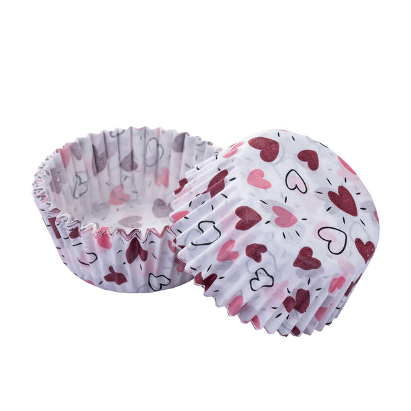 ZENKER 40 db Muffinpapír szív mintával Beloved