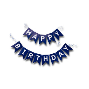 FM Papírgirland kék HAPPY BIRTHDAY