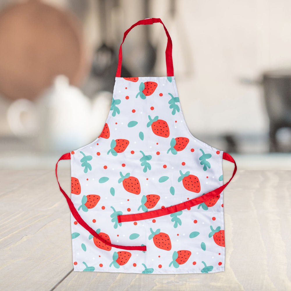 DR OETKER Mini kötény eper mintával