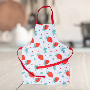 DR OETKER Mini kötény eper mintával