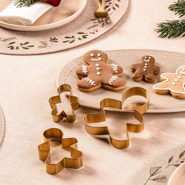 DR OETKER Süteménykiszúró 3 részes Mézeskalács emberkék Holiday Joy