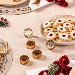 DR OETKER Linzerkiszúró 5 részes Holiday Joy