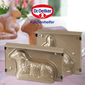 DR OETKER Nyúl formájú sütőforma Goldiges Ostern 3D