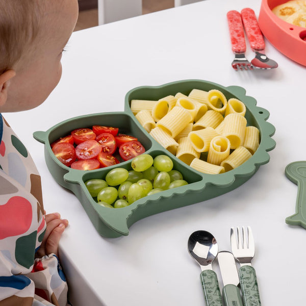 FM Szilikon gyerektányér Dinó