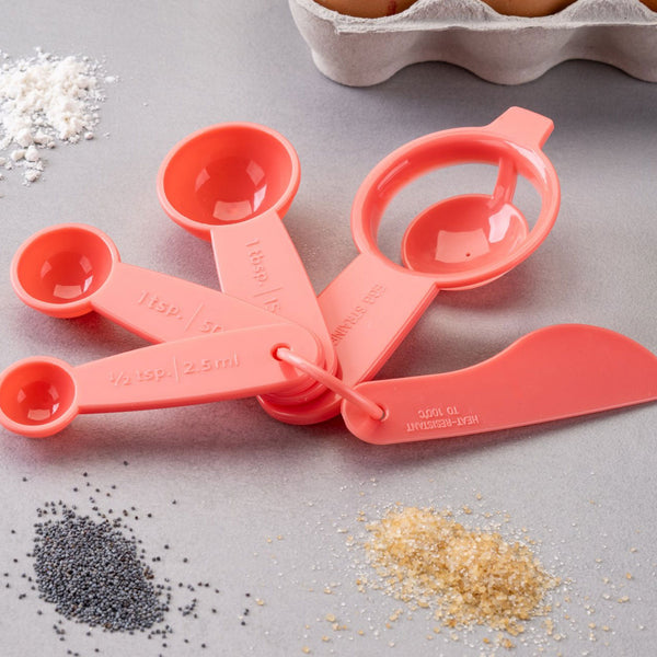 FM Mini mérőkanál készlet barackszín