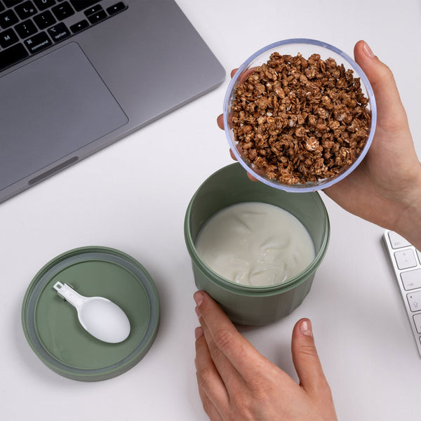 FM Ételszállító doboz 500 ml tárolóval+kanállal Be The Move