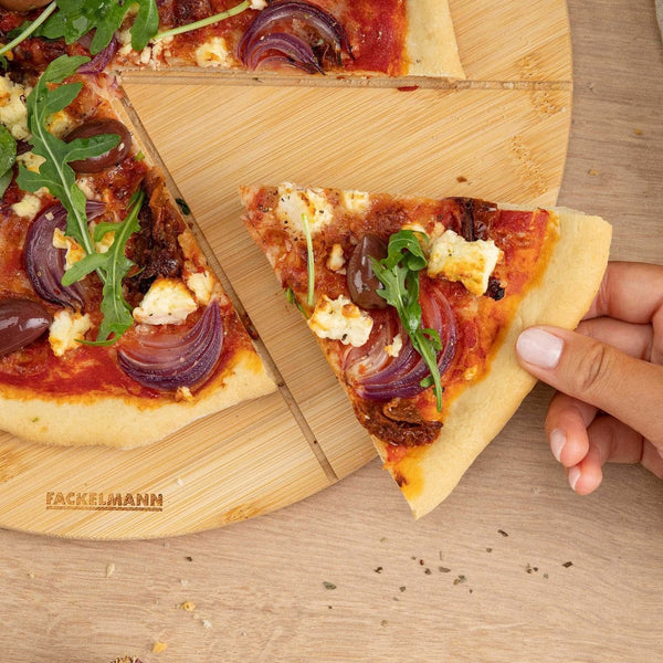 FM Pizza vágódeszka szeletjelölésekkel Ø32cm
