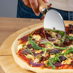 FM Pizza vágódeszka szeletjelölésekkel Ø32cm