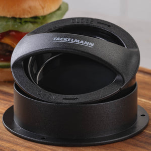 FM Hamburgerprés műanyag fekete