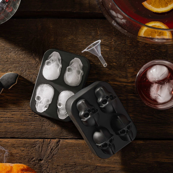 ZENKER Jégkockakészítő forma koponya szilikon Happy Halloween