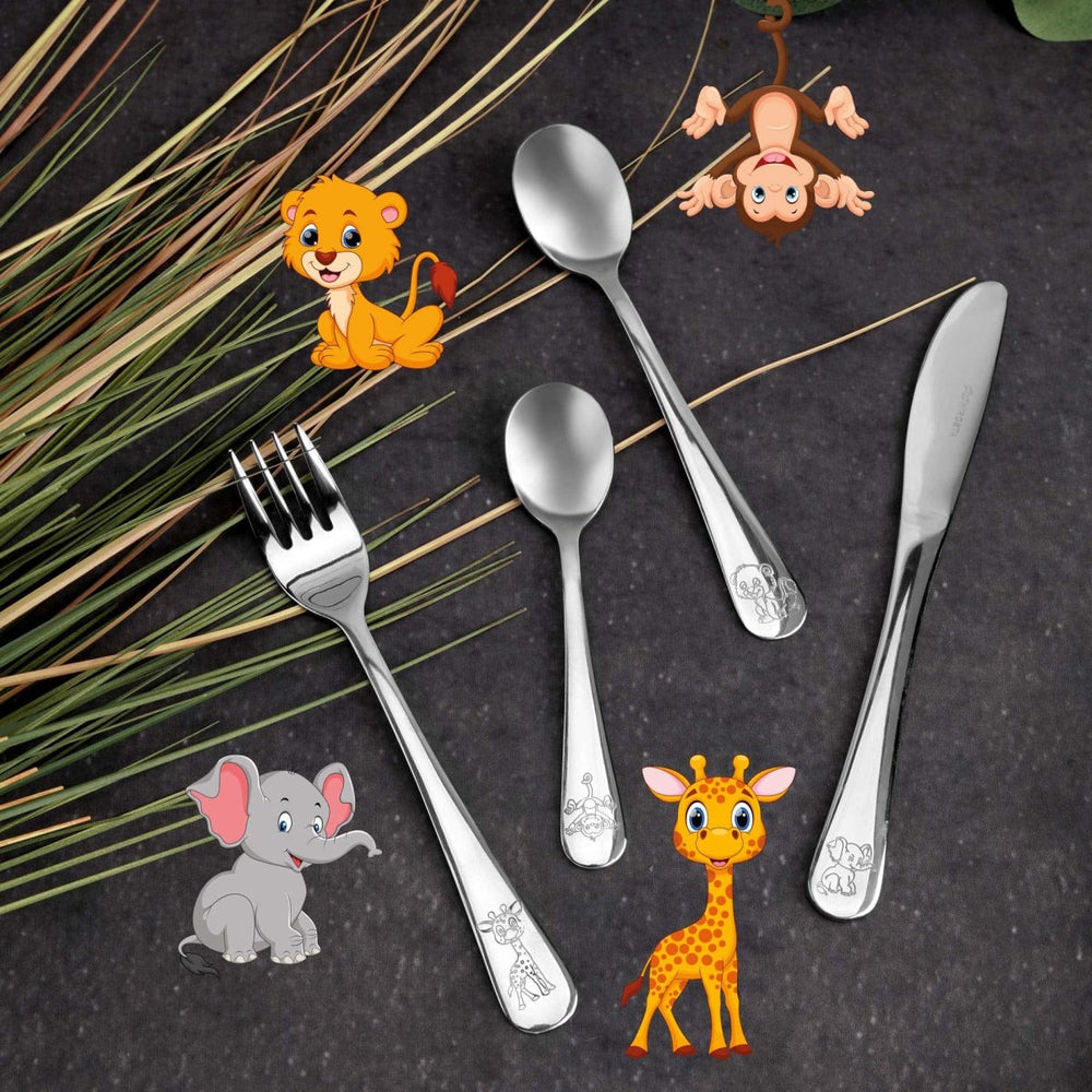 NIROSTA Gyermek étkészlet 4 részes Safari