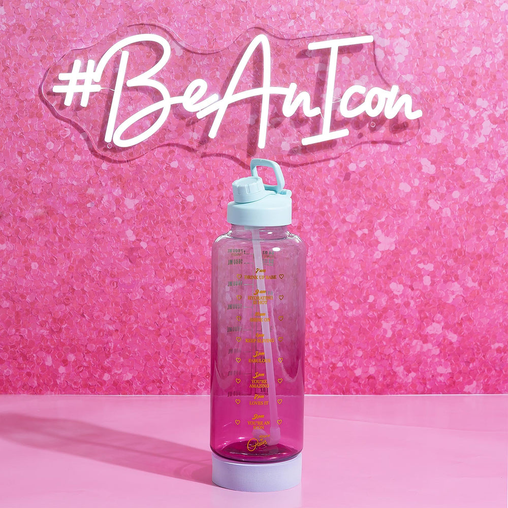 PARIS HILTON Motivációs kulacs Pink+Kék 1,8 liter