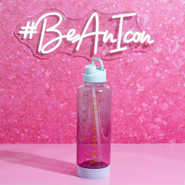PARIS HILTON Motivációs kulacs Pink+Kék 1,8 liter