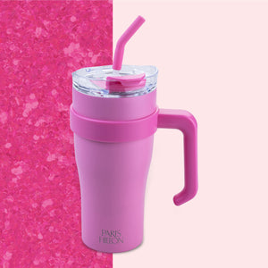PARIS HILTON Duplafalú kulacs/tumbler 850 ml pink