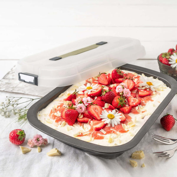 ZENKER Desszert sütőforma hordozó tetővel Bake,Click&Go