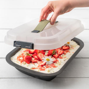 ZENKER Desszert sütőforma hordozó tetővel Bake,Click&Go