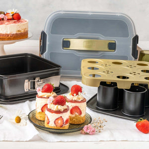 ZENKER Desszert sütőforma hordozó tetővel Bake,Click&Go