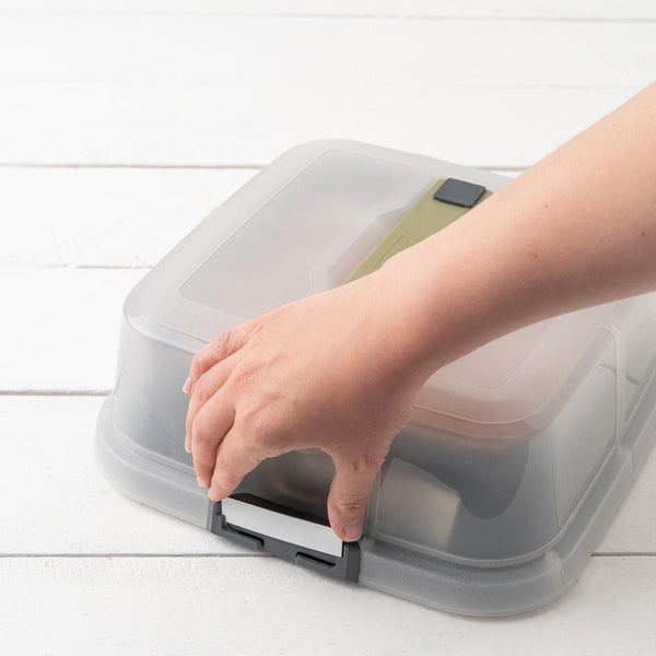 ZENKER Szállítótető mágneses címkékkel 30x30x11,5cm Bake Click&Go