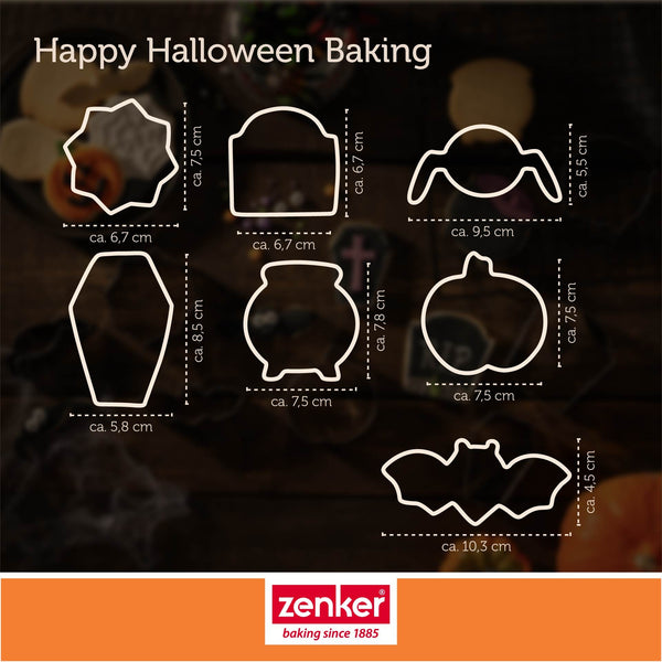 ZENKER XXL Süteménykiszúró szett 7 részes Happy Halloween