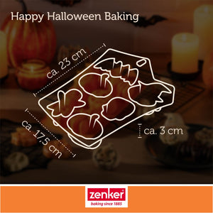 ZENKER Mini süteményformák 6 db Happy Halloween