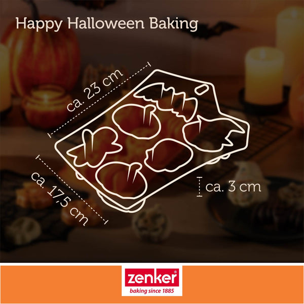 ZENKER Mini süteményformák 6 db Happy Halloween
