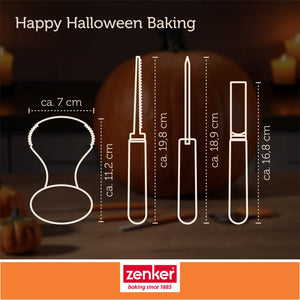 ZENKER Tökfaragó készlet 4 részes Happy Halloween