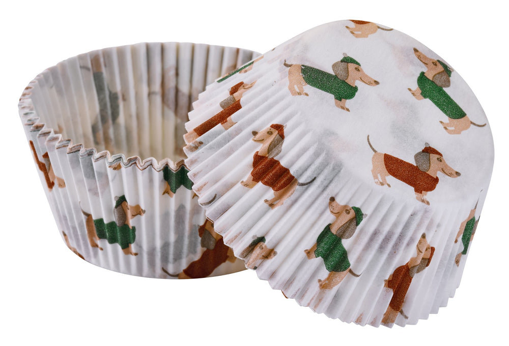 DR OETKER Muffinpapír tacskó mintával 50 db Holiday Joy