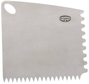DR OETKER Tortafésű fogakkal és hullámmal INOX Vintage Bakery