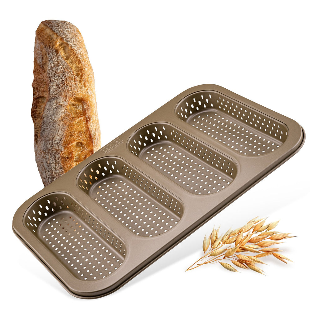 ZENKER Bagett sütőforma 4 db-hoz "Dein Brot"