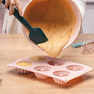 DR OETKER Mini kuglóforma 6 db-hoz szilikon Vintage