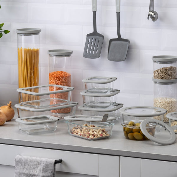 CHEFKOCH trifft Fackelmann Üveg ételtároló 370 ml