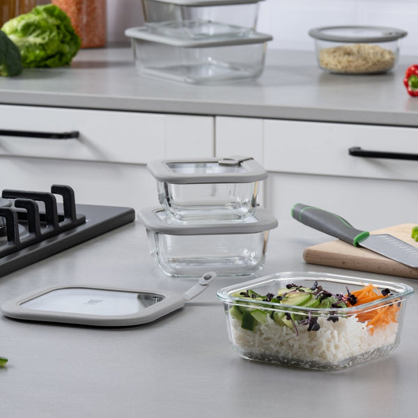 CHEFKOCH trifft Fackelmann Üveg ételtároló 320 ml