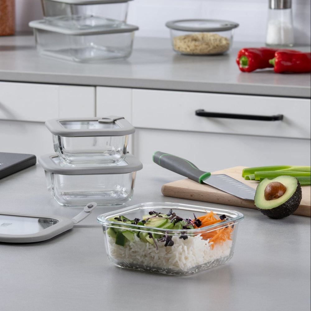 CHEFKOCH trifft Fackelmann Üveg ételtároló 800 ml