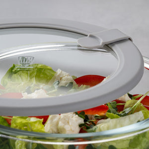 CHEFKOCH trifft Fackelmann Üveg ételtároló kerek 400 ml